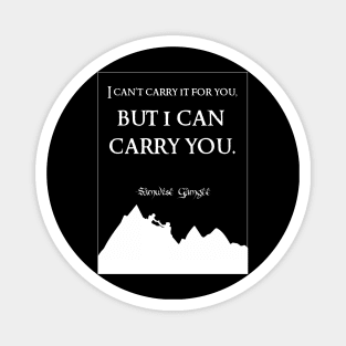 I Can Carry You Tolkien Logo Magnet